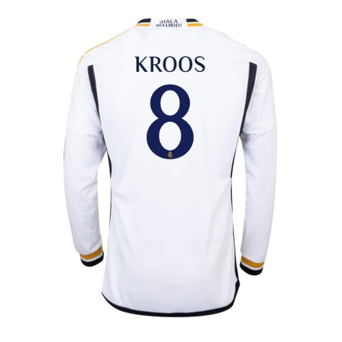 Maillot de foot Real Madrid Toni Kroos #8 Domicile 2023-24 Manche Longue
